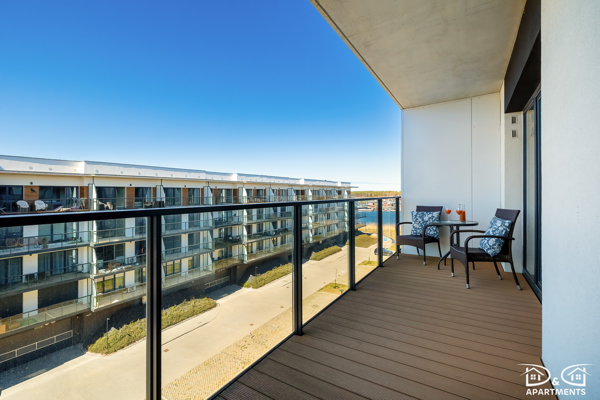 Balkon apartamentu Dziwnów Spadochroniarzy Polskich 8