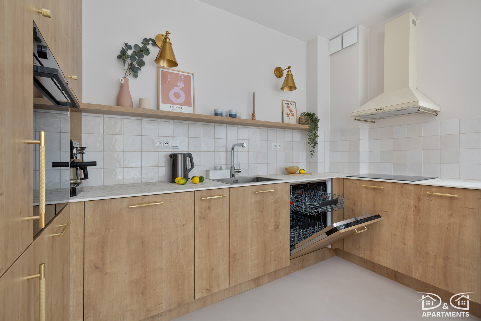Kuchnia apartamentu Międzywodzie Zielona 1A