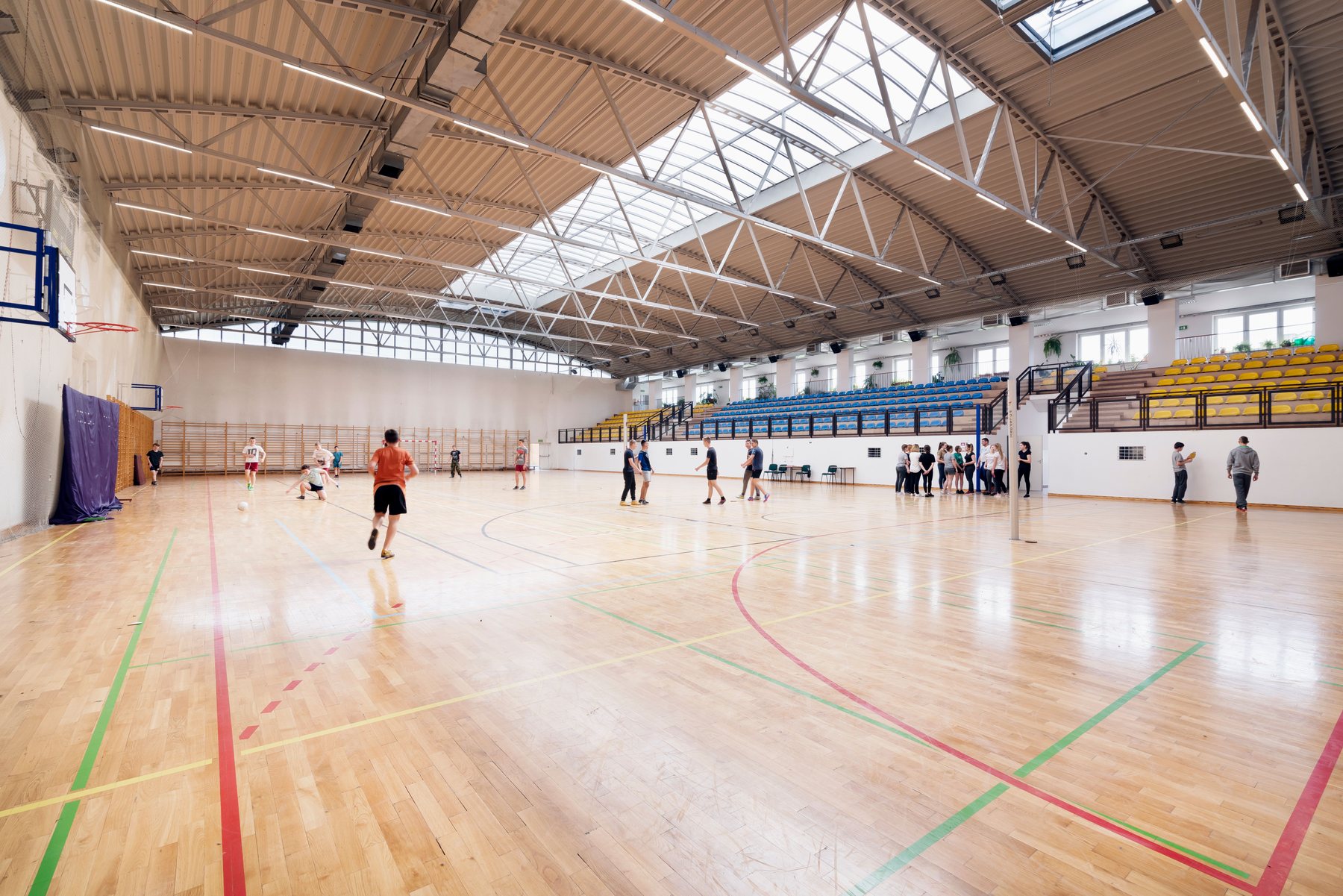 Hala sportowa dla grup i zgrupowań